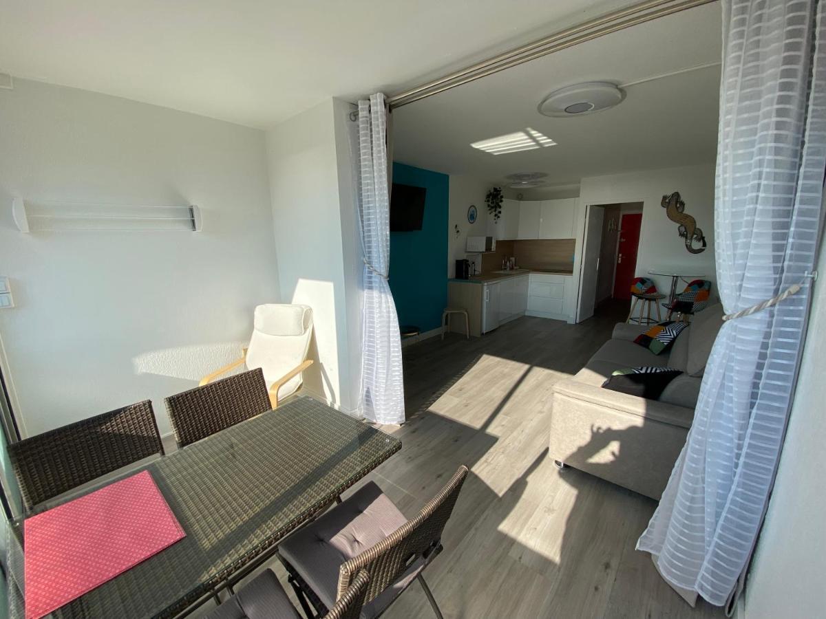 Studio Front De Mer 'Le Soleillan' ลา กร็องเดอ-ม็อต ภายนอก รูปภาพ